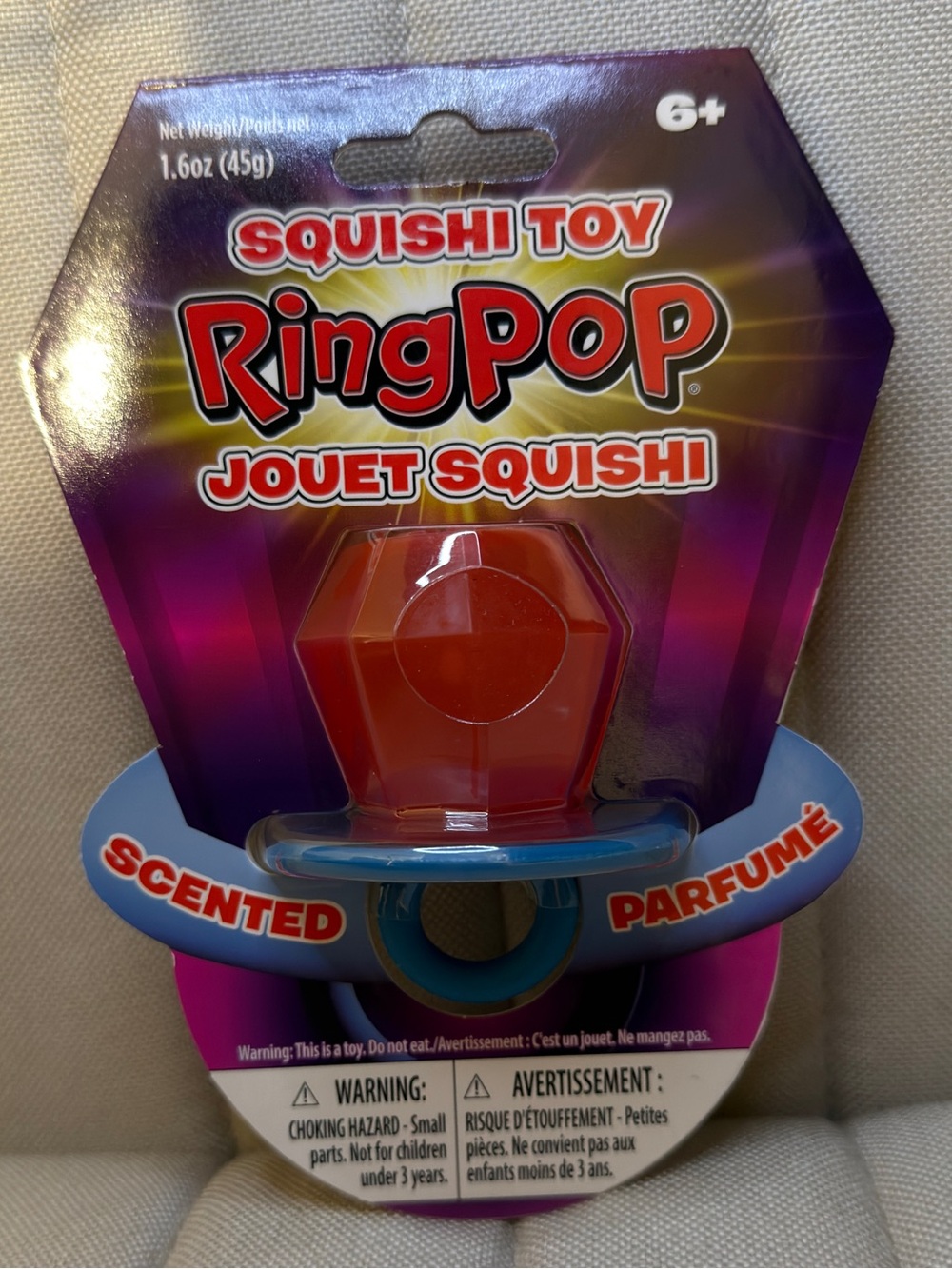 Ring Red Squishy RingPop